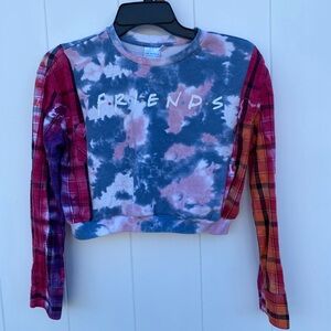 FRIENDS Tie-Dye and Plaid Kids Jacket